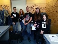 Student team at Czech Radio