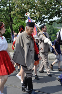 Luděk Kleandr at the Sokol Festival