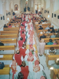 Líšeň feast in the church