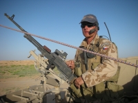 Lumír Němec during the mission in Afghanistan