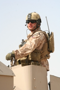 Lumír Němec during the mission in Afghanistan