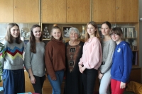 Anna Husová with a team of pupils (Anežka Holková, Anastázie Horáková, Anna Husová, Jolana Kamfová, Klára Pončáková, and Julie Žemličková)