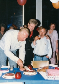 Návštěva Karla Kryla v domě Motyčkových v Kalifornii, 22. dubna 1989