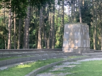 Graves at Brezina in Trenčín, where 56 of the 69 martyred victims are buried. Other victims were buried by their relatives in their native villages