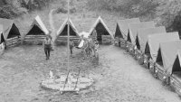 Petr Karmazín at the scout camp