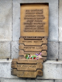 Memorial to the victims of the Soviet occupation on the square in Liberec