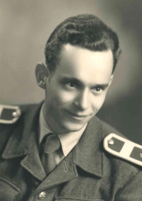 Bohuslav Vrána during compulsory military service