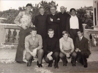 Witness Michal Kaňa (bottom row, second from left) with Gorazd Zvonicky (top row, second from right)