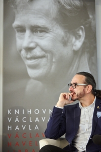 Jakub Szántó v Knihovně Václava Havla, 2020