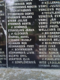 Jakub Szántó, memorial of the Shoah, 2021