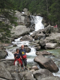 With his wife in the Tatras, 2008