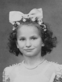 Jiřina Sokolová in 1948