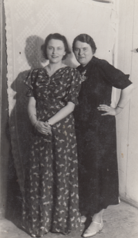 Jewish friend Olga Fischgrund before her deportation to Terezín