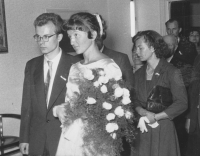 Wedding of Zdena Táborská and Václav Kabát