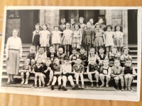 Žilina 1954, representative house, 1st class B, Martin Rodan 2nd row, 3rd from the left