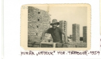 Fotografia Michala ako murára, rok 1954.
