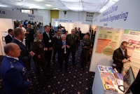 Štefan Jangl talks about explosives at the EOD COE (Explosive Ordnance Disposal Center of Excellence) in Trenčín