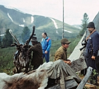 Na mongolské hranici, tábor chovatelů sobů, 1987