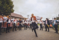 Antonín's son Jakub Konečný as a younger head miller at the Anenský Feast in Veselí nad Moravou