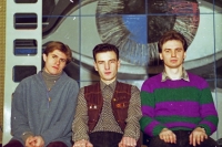 Liubomyr, Kostiantyn Alania and Slavko Kozak - OKO Studio, 1995