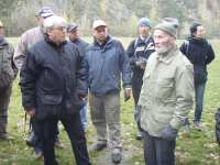 Přemysl Šindelka with Jarda Čvančara during a visit to the stone quarry in Mauthausen