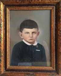 Portrait of Václav Malát, about 5 years old