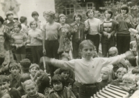 At a Soviet Pioneer camp, 1977