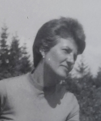 Milena Cubrová in the 1960s