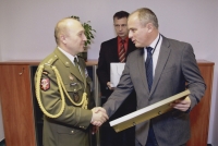 Roman Kopřiva at Prague Castle in 2014 during his promotion to Army General