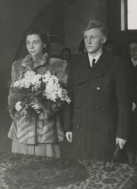 Svatba manželů Nechanických, Staroměstská radnice v Praze, 29. března 1951