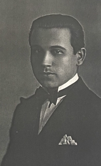 Jan Kaděra, the father of the witness, in 1929