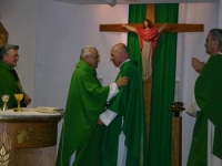 With Cardinal Miloslav Vlk during his visit to the USA, 2005