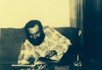 Antonín Kocurek preparing for university studies, 1980s