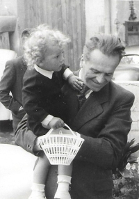 With my father in Svébohov near Zábřeh, August 1960