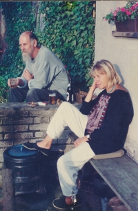 Miroslav Kruta and his wife Gábina, ca. 2000