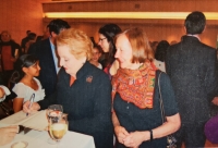 With former US Secretary of State Madeleine Albright