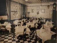 Restaurant in the Sokol building in NY in 1935, then called Sokol New York Restaurant