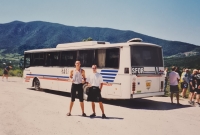 Odpočinkový víkend, tzv. šedesátka, Jan Svoboda druhý zleva, Vodice, Chorvatsko, 1999