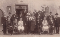 Wedding of parents, Terezie and Kajetán Sulzer, 1926