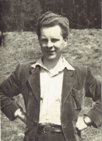 Antonín Vojtek v 19 letech