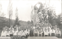 Skladanie pionierskeho sľubu, Tokajík,1968.