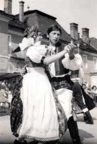 Brother Josef, folklore ensemble Hanačka, Slatinice, ca. 1973