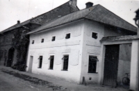 Mother's birth house, Křelov, 1943
