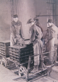 Dad Josef Hornický as a worker after 1950, when the family lost everything