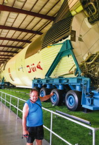 Josef Tkáč at the NASA Space Center in the USA, around 2000