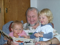 Alois Volkman s vnoučaty, 2005