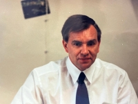 Pamětník ve své pracovně, 1992