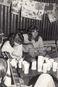 Na večerním jamu během Porty, 1987