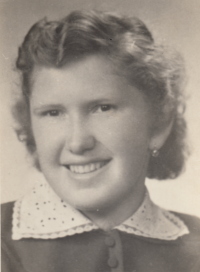 Manželka Marie v roce 1955