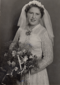 Manželka Marie, svatba roku 1958